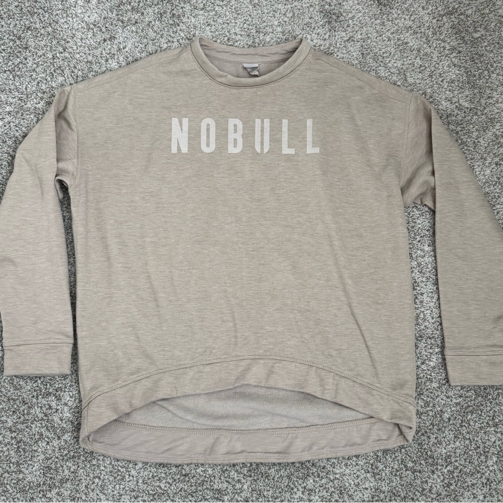 NOBULL Women’s Tan Crewneck Sweater